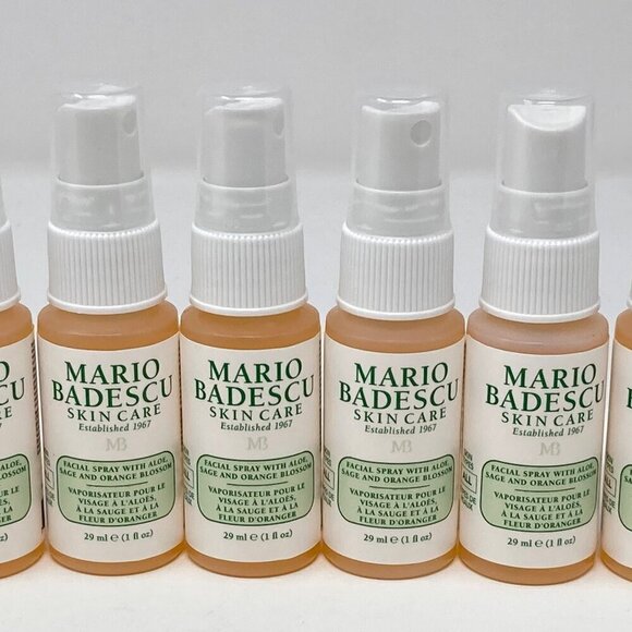 8 Mario Badescu Facial with Sage Aloe and Orange Blossom Mist - 1oz Bottles - Picture 1 of 2